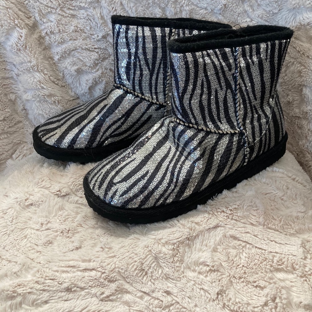 zebra print boots